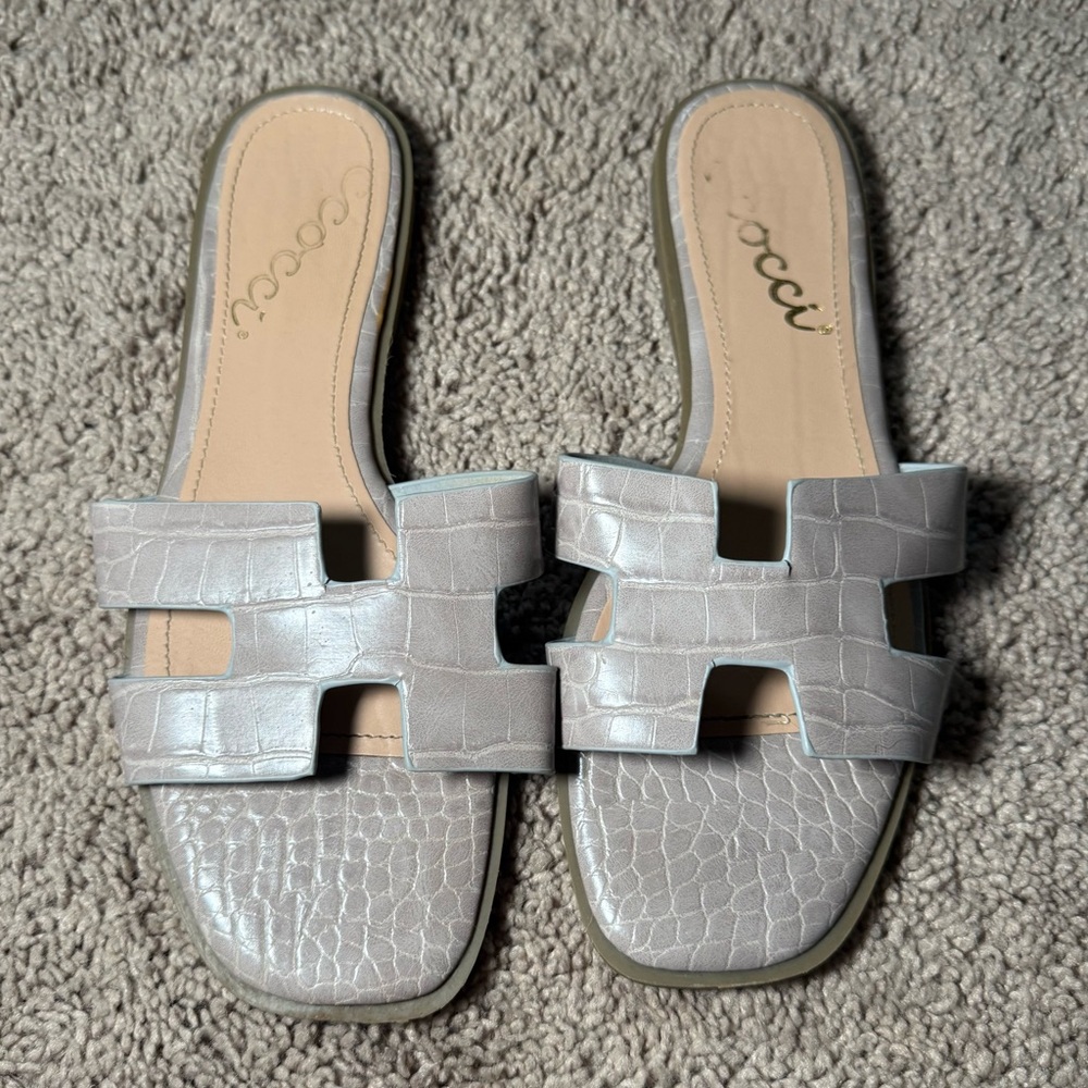 Gray Sandals